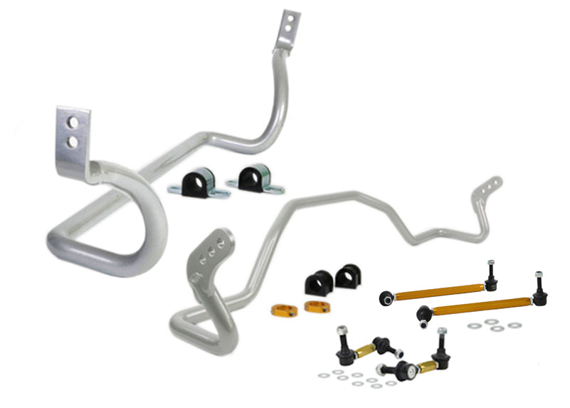 Whiteline-Whiteline 09-15 Mitsubishi Lancer Ralliart Front & Rear Sway Bar Kit