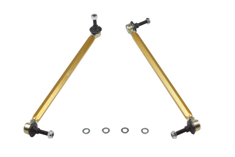 Whiteline-Whiteline 10+ Chevy Camaro FR Coupe Front Sway Bar - Link Assy H/D Adj Steel Ball (380mm C to C)