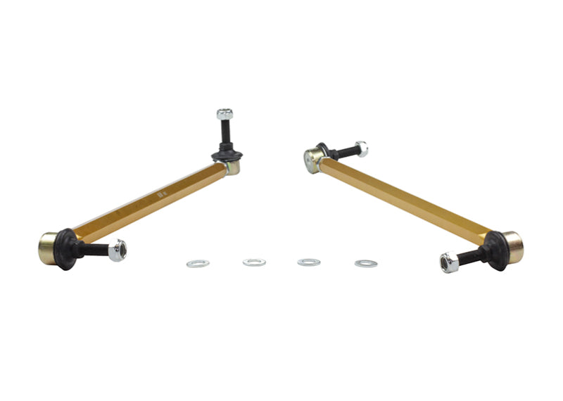 Whiteline-Whiteline 10+ Chevy Camaro FR Coupe Front Sway Bar - Link Assy H/D Adj Steel Ball (380mm C to C)