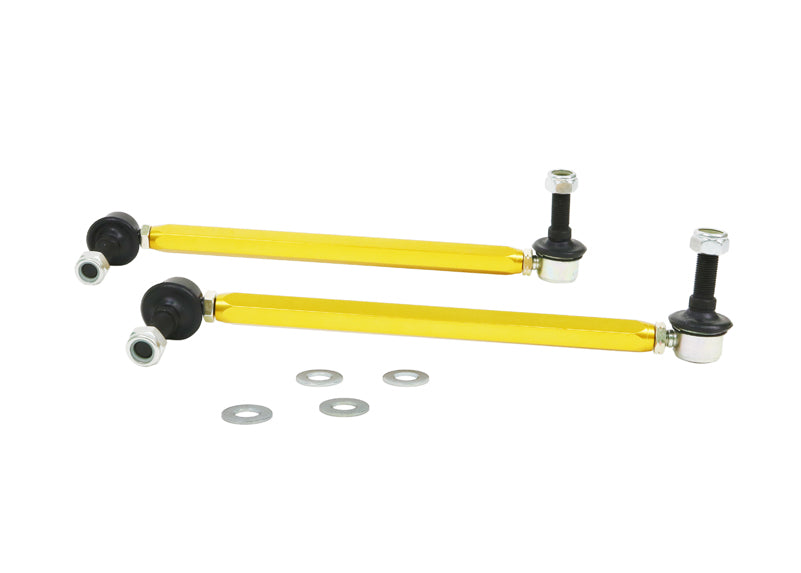 Whiteline-Whiteline 18-19 Kia Stinger Front Sway Bar Link Assembly Heavy Duty Adjustable Steel Ball