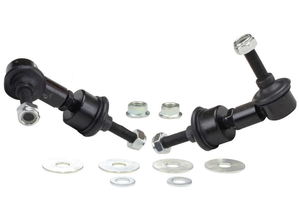 Whiteline-Whiteline 5/05+ Ford Focus / 04+ Mazda 3 BK Rear Swaybar Link Kit H/Duty Adj Steel Ball