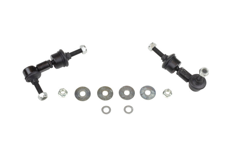 Whiteline-Whiteline 5/05+ Ford Focus / 04+ Mazda 3 BK Rear Swaybar Link Kit H/Duty Adj Steel Ball