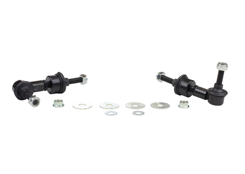 Whiteline-Whiteline 5/05+ Ford Focus / 04+ Mazda 3 BK Rear Swaybar Link Kit H/Duty Adj Steel Ball