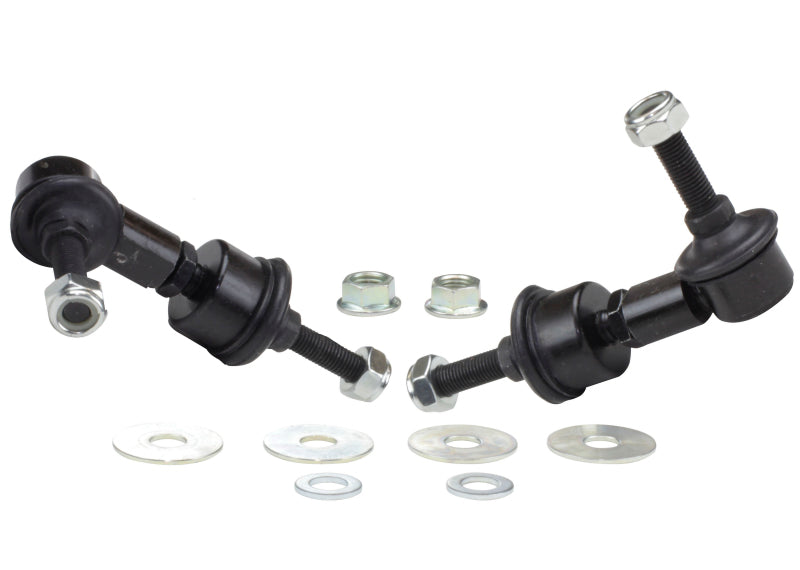 Whiteline-Whiteline 5/05+ Ford Focus / 04+ Mazda 3 BK Rear Swaybar Link Kit H/Duty Adj Steel Ball
