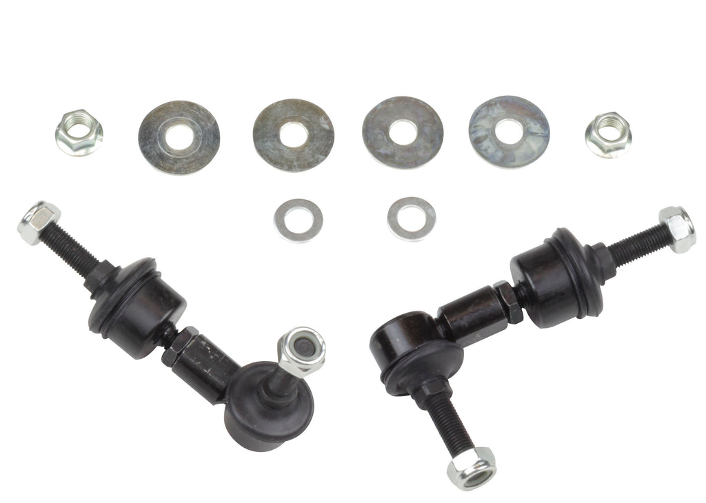 Whiteline-Whiteline 5/05+ Ford Focus / 04+ Mazda 3 BK Rear Swaybar Link Kit H/Duty Adj Steel Ball
