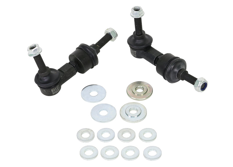 Whiteline-Whiteline 89-98 Nissan 240SX S13 & S14 Front Swaybar link kit-adjustable ball end links