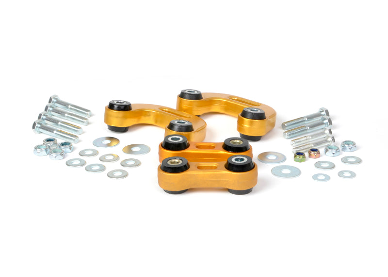 Whiteline-Whiteline 93-00 & 03-07 Subaru Impreza Non-Turbo Front&Rear Sway bar link conv kit - extra h/d alloy