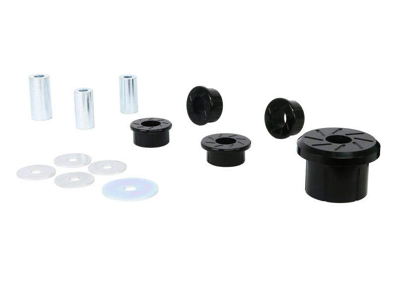 Whiteline KDT982 bushings installed in BMW E46 3 Series differential cradle
