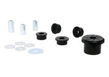 Load image into Gallery viewer, Whiteline KDT982 bushings installed in BMW E46 3 Series differential cradle