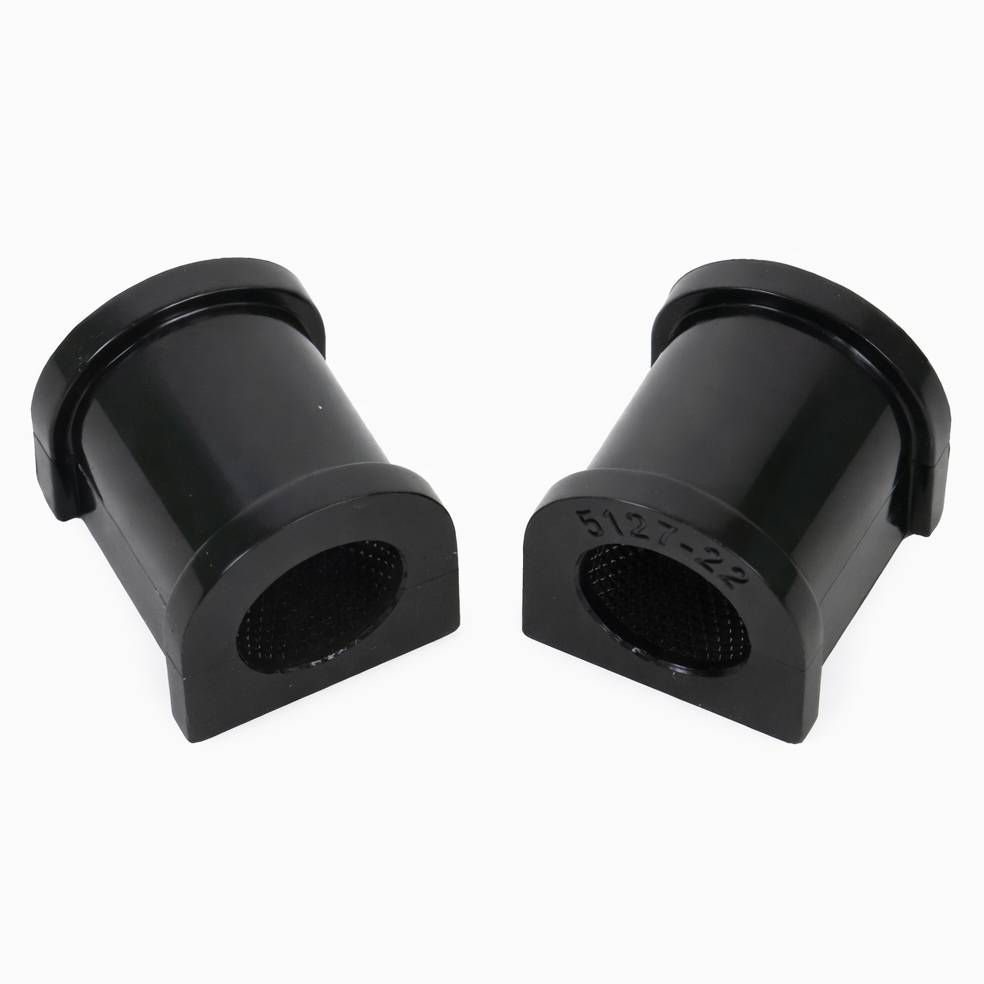 Close-up of performance polyurethane bushings
