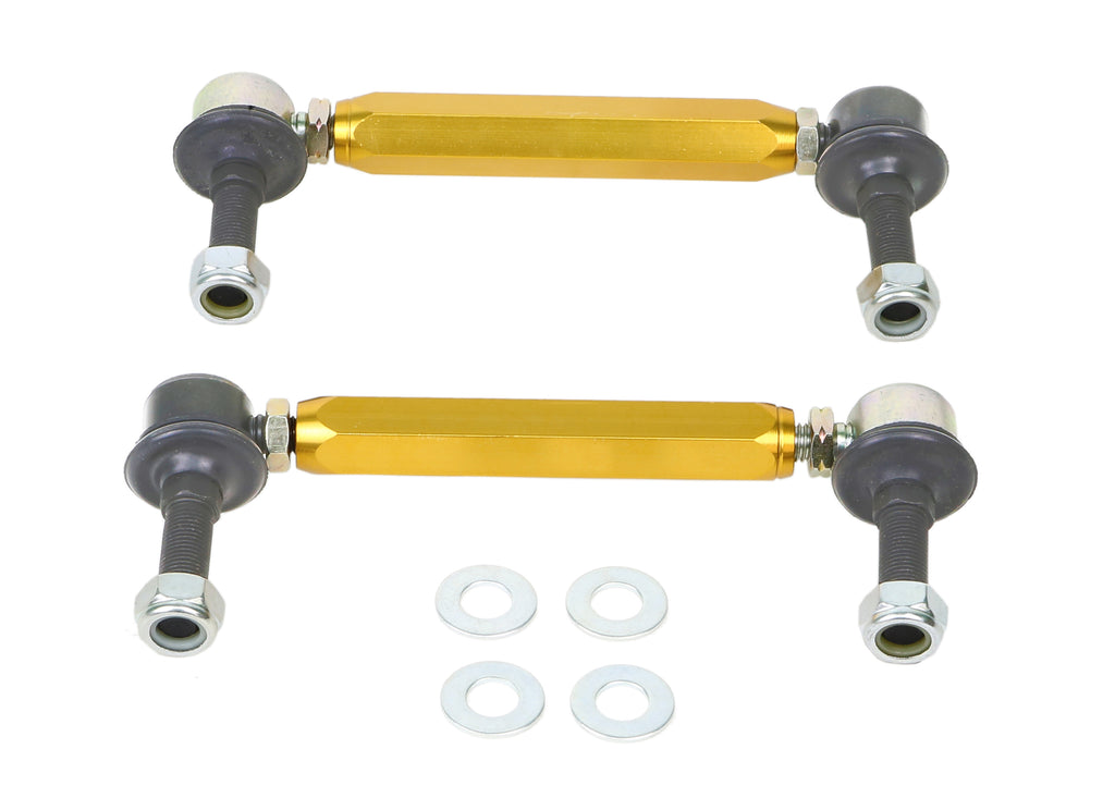 Whiteline-Whiteline Universal Sway Bar - Link Assembly Heavy Duty 330mm-355mm Adjustable Steel Ball
