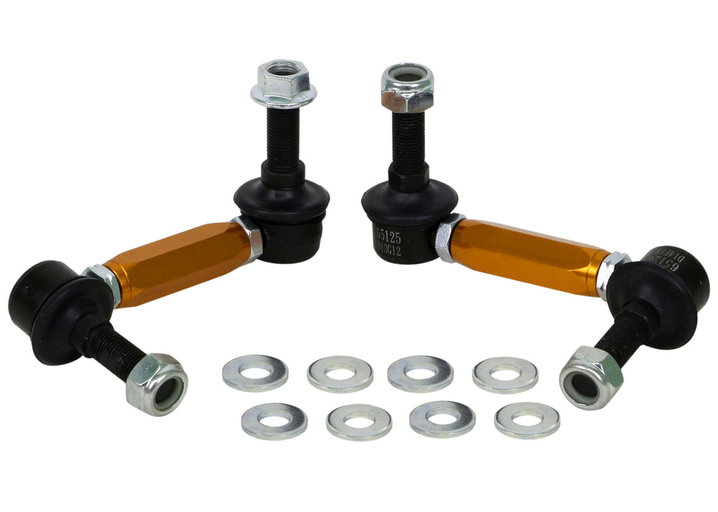 Whiteline-Whiteline Universal Sway Bar Link Assembly Heavy Duty Adjustable Steel Ball 115mm Size