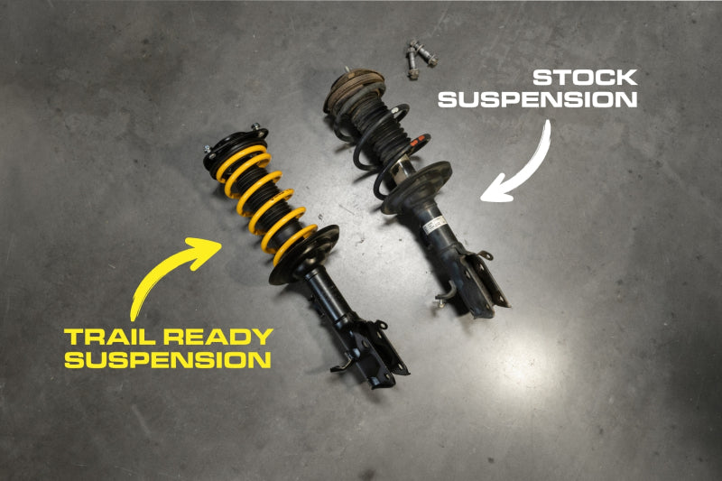 Whiteline WLK-SUB001 Subaru Crosstrek lift kit installed view one