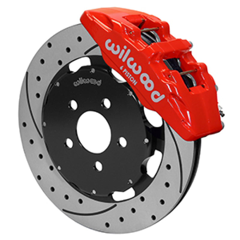 Wilwood Wilwood 03-05 Dodge Neon SRT-4 Forged Dynapro 6 Big Brake Front Brake Kit 12.19 - Red