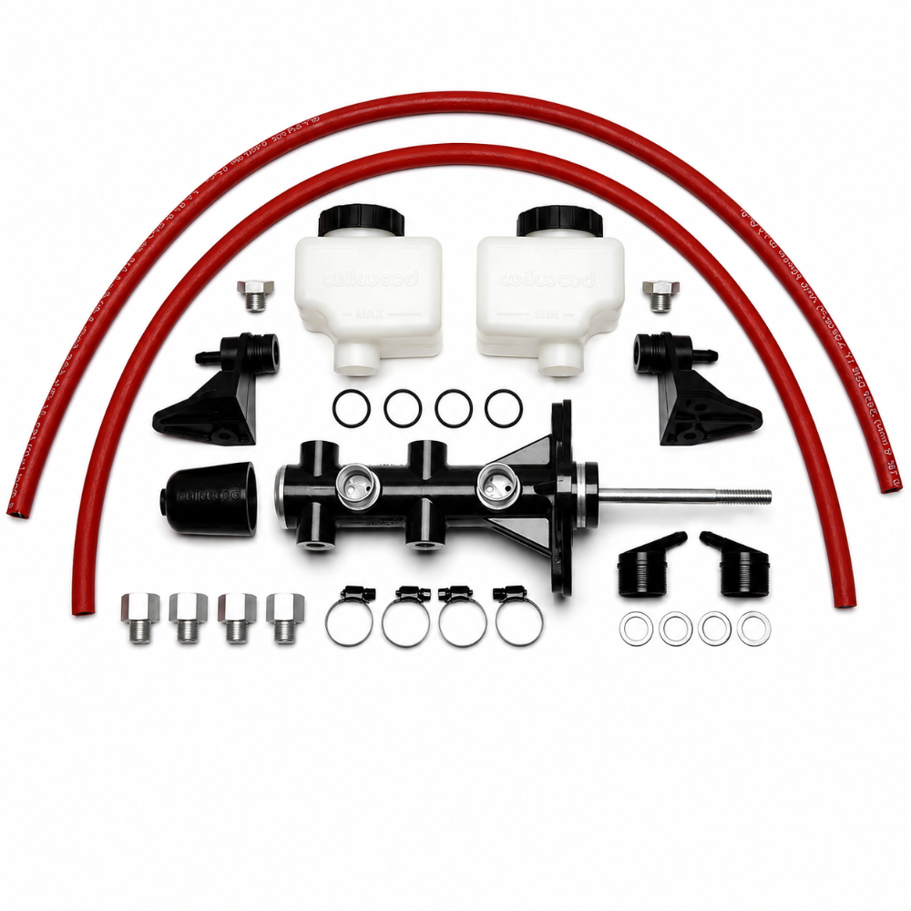 Wilwood 260-14241-BK Tandem Remote Master Cylinder 7/8in