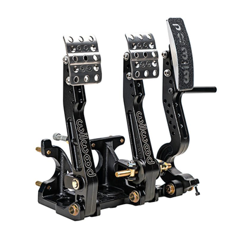 Wilwood Wilwood Adjustable Balance Bar Brake, Clutch, Throttle - Floor Mount - 4.75-5.75:1