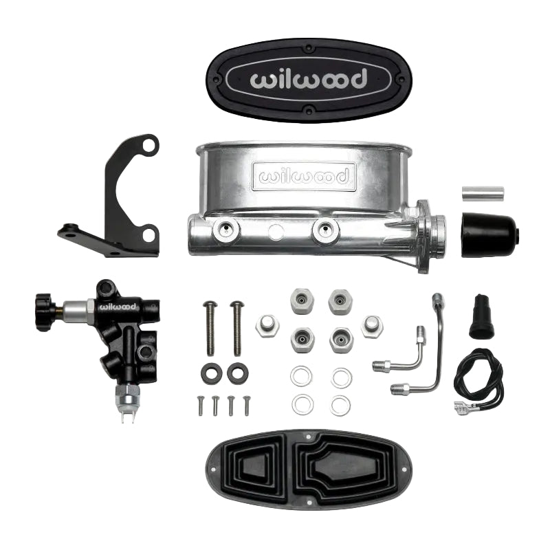 Wilwood 261-13270-P Tandem M/C Kit 1-1/8in Prop Valve