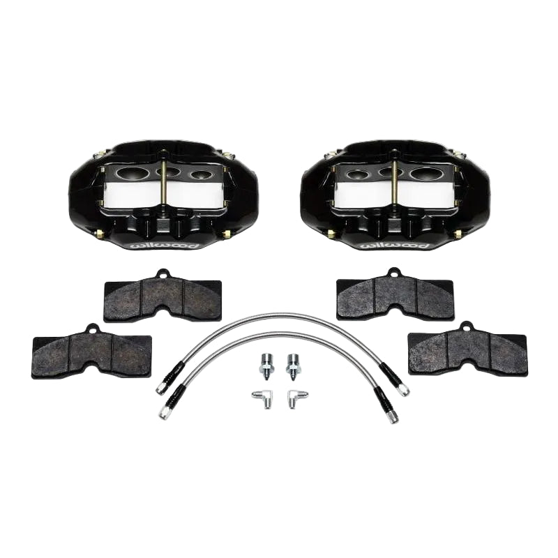Wilwood D8-6 Front Caliper Kit Black Corvette C2 / C3 65-82 Wilwood WIL140-11857-BK