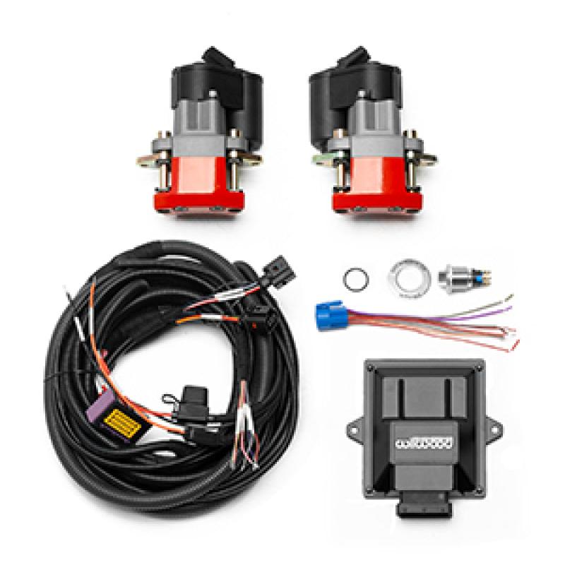 Wilwood Electronic Parking Brake Rear Retrofit Kit - 0.810in Rotor w/ Red Caliper Wilwood WIL140-15978-RD