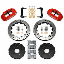 Load image into Gallery viewer, Wilwood Wilwood Narrow Superlite 6R Front Hat Kit 13.06in Drill Red 2005-up Corvette C6