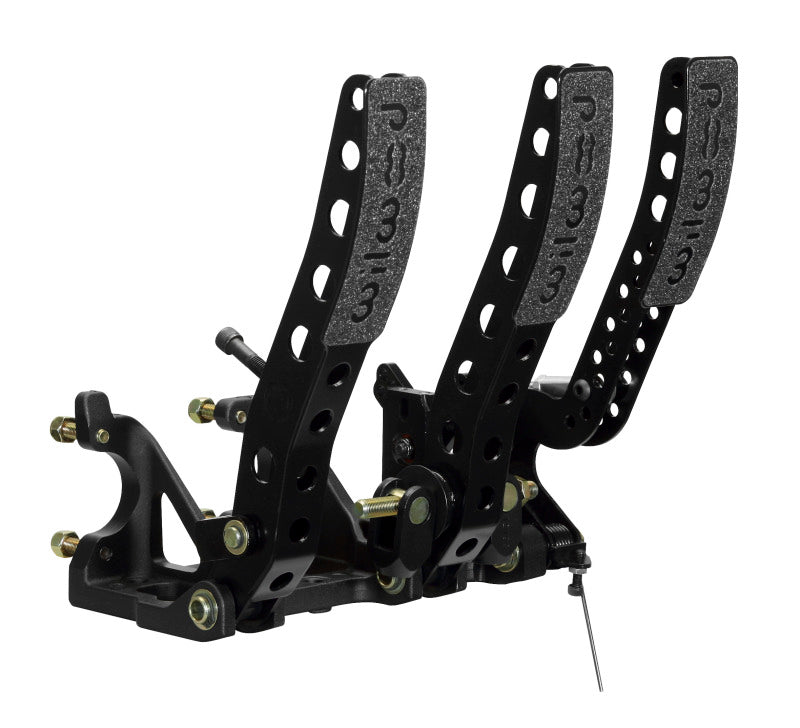 Wilwood Wilwood Pedal Assembly Floor Mount-Brake Clutch & Throttle w/ Throttle Linkage