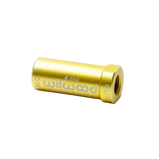 Wilwood Wilwood Residual Pressure Valve - New Style 4 PSI / Gold