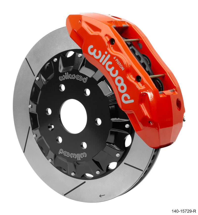 Wilwood TX6R Big Brake Truck Front Brake Kit 16in Rotor Red w/ Lines 2019 Cadillac / Chevrolet / GMC - Wilwood 140-15729-R