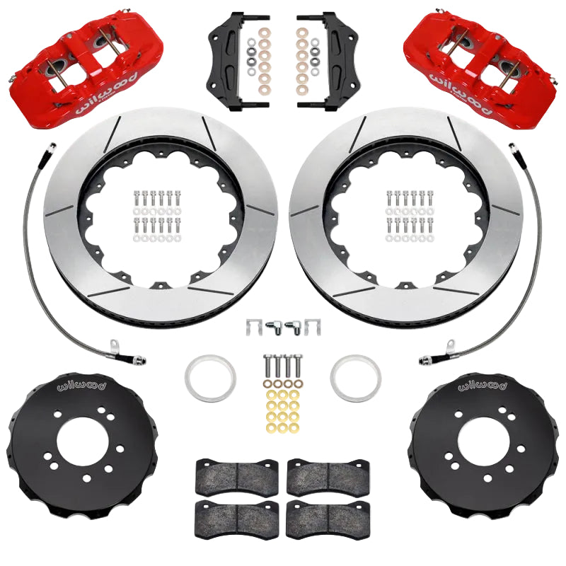 Wilwood 140-18254-R Aerolite 6R big brake kit full view