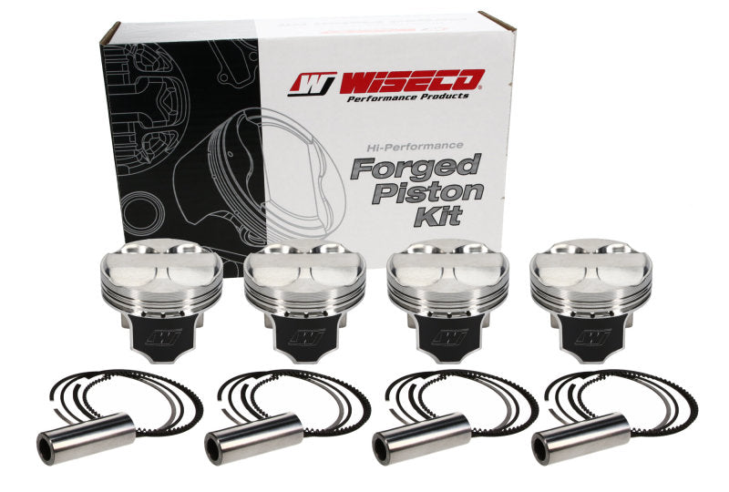 Wiseco 02-06 Acura/Honda K20/RSX-S 86.5mm Bore .020 Oversize 11.0:1 CR Dome Dish Piston - Black Ops Auto Works