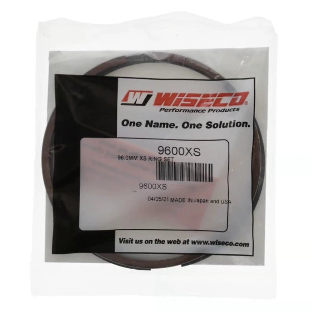 Wiseco 9600XS 96.0mm piston rings with top second and oil control rings
