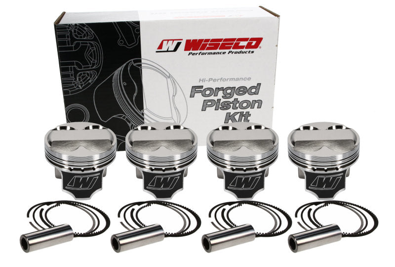 Wiseco Acura 4v DOME +5cc STRUTTED 82.0MM Piston Kit - Black Ops Auto Works