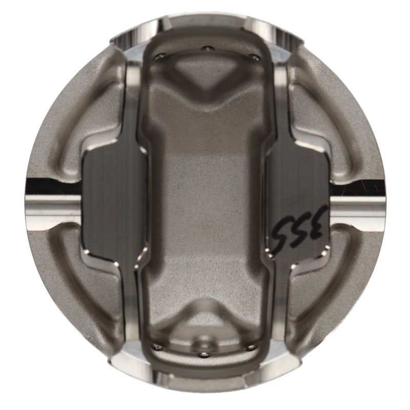 Wiseco Acura 4v Domed +8cc STRUTTED 86.5MM Piston Kit - Black Ops Auto Works