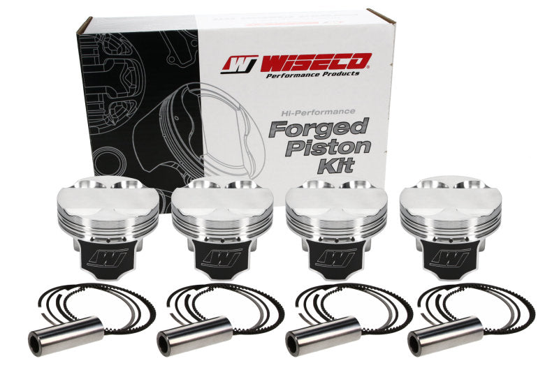 Wiseco Acura K20 K24 FLAT TOP 1.181X86.5MM Piston Shelf Stock Kit - Black Ops Auto Works