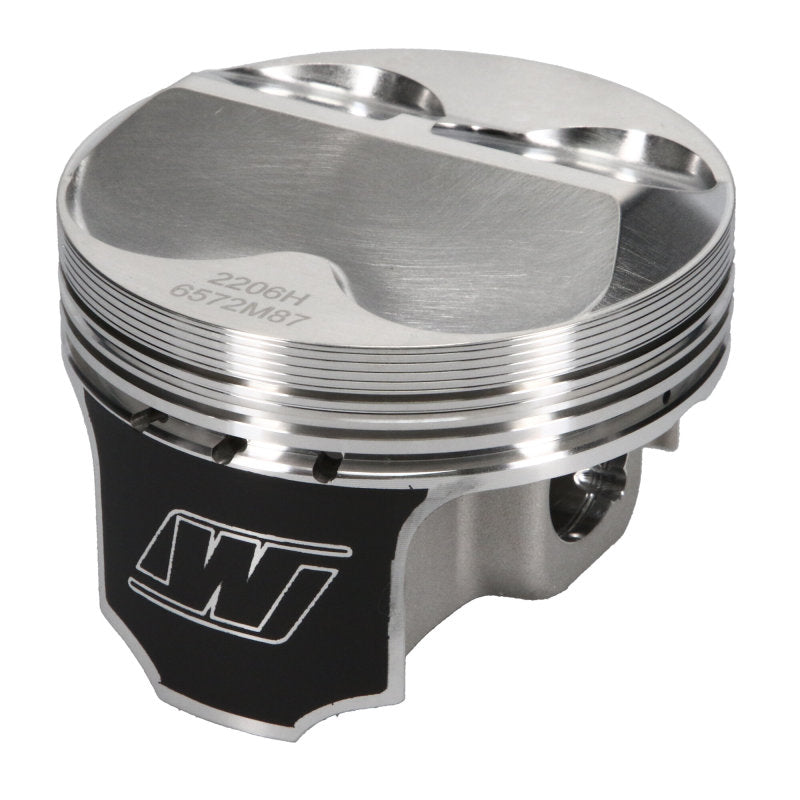 Wiseco Honda 4v DOME +6.5cc STRUTTED 87MM Piston Shelf Stock Kit - Black Ops Auto Works