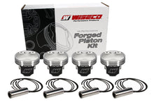 Load image into Gallery viewer, Wiseco Honda 4v DOME +6.5cc STRUTTED 87MM Piston Shelf Stock Kit - Black Ops Auto Works