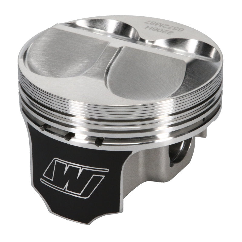 Wiseco Honda 4v DOME +6.5cc STRUTTED 87MM Piston Shelf Stock Kit - Black Ops Auto Works