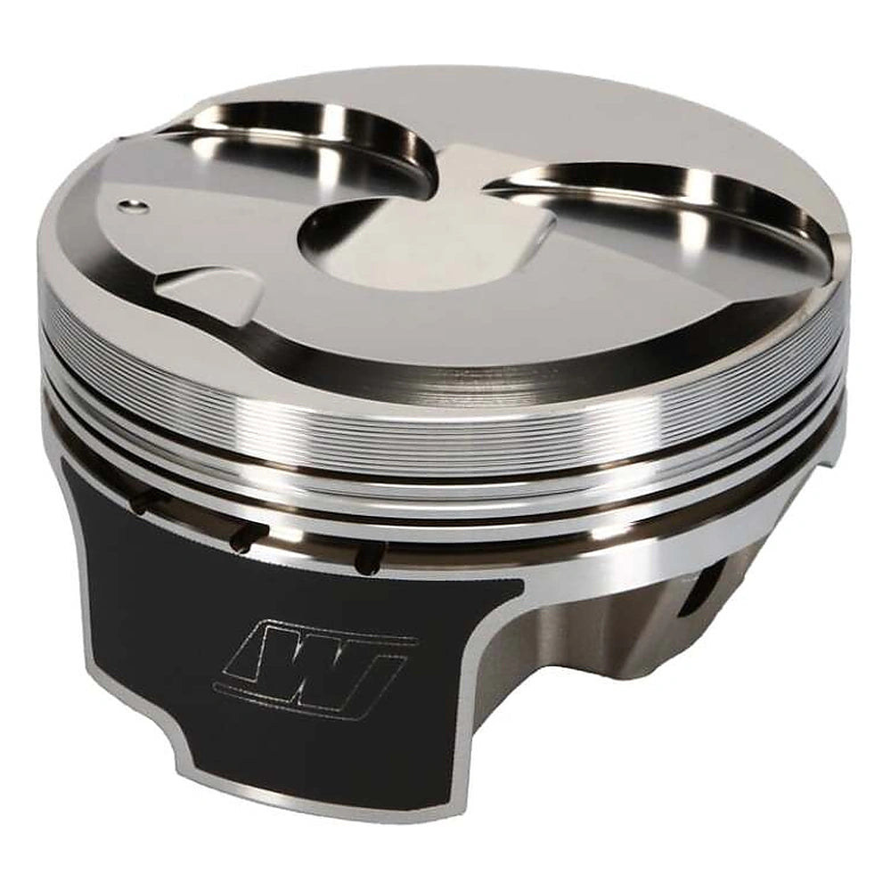 Wiseco K0233X1 forged piston front three-quarter view