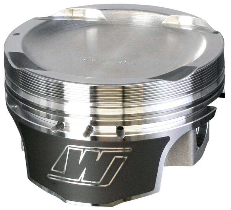 Wiseco K598M100 forged piston close-up dish design