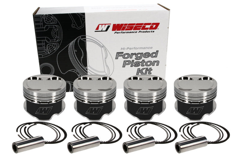 Wiseco Toyota 3SGTE 4v Dished -6cc Turbo 86.5mm +.5mm Oversize Piston Kit - Black Ops Auto Works