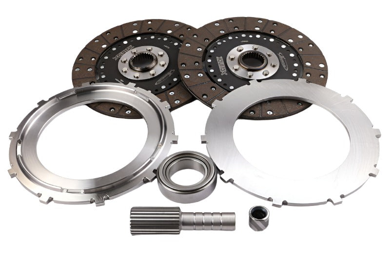 XCLUTCH XClutch BMW 9in Twin Solid Organic Multi-Disc Service Pack