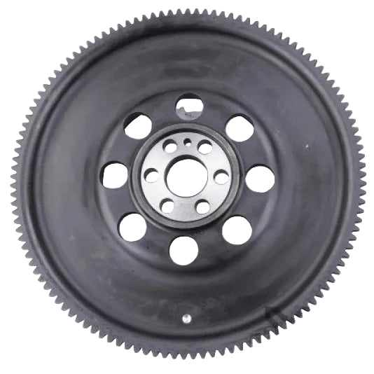 XClutch chromoly flywheel back side showing mounting bolt pattern