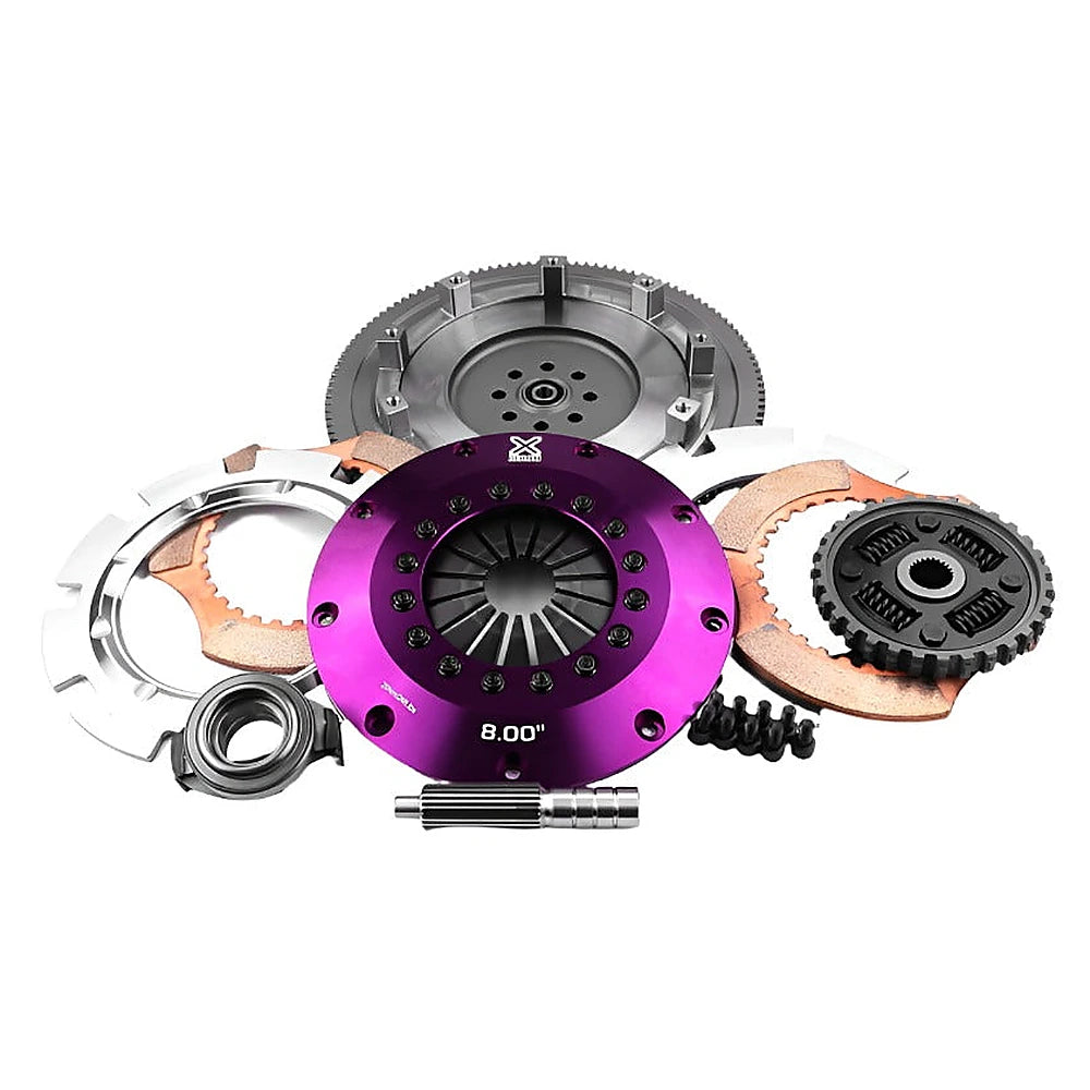 XClutch 15-17 Subaru WRX Base 2.0L 8in Twin Sprung Ceramic Clutch Kit - Black Ops Auto Works