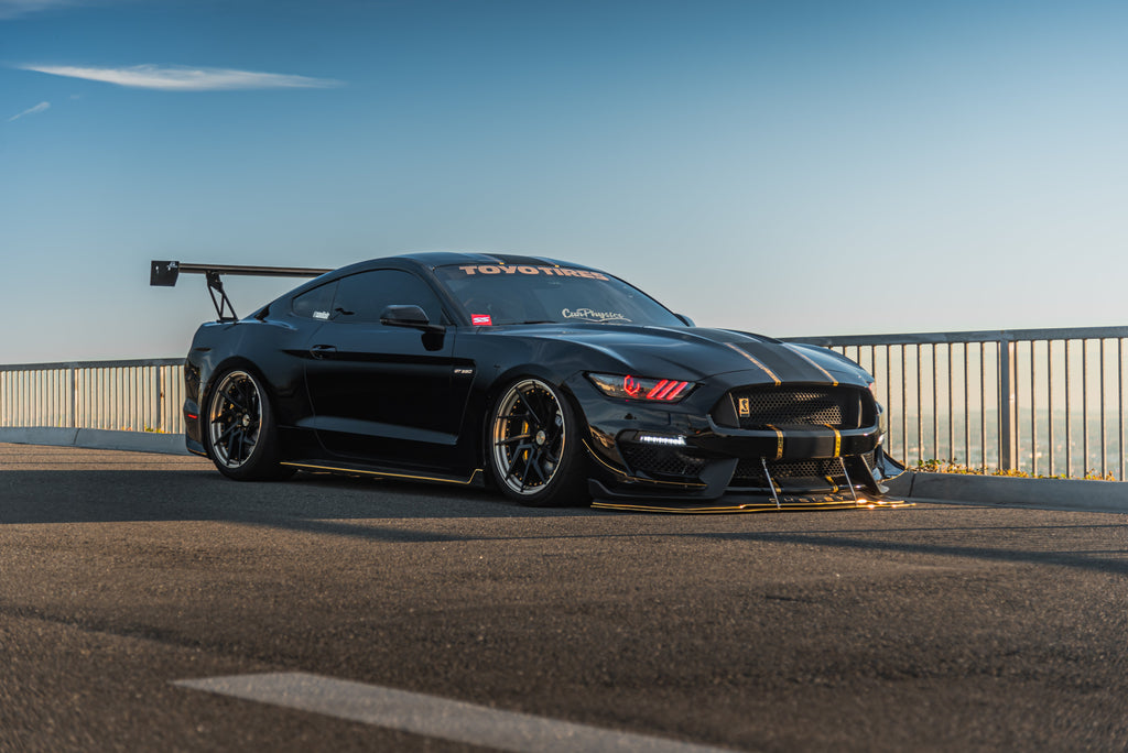 CW-201645-APR Performance Ford Mustang S550 Shelby GT350 / GT350R Front Wind Splitter 2015-2023