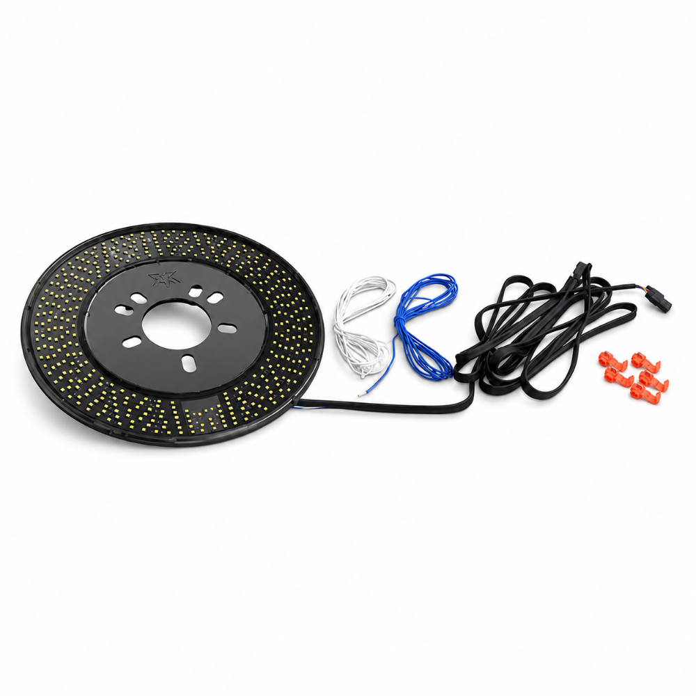 XK Glow Jeep 5th Wheel Light with brake running reverse and turn signal LEDs