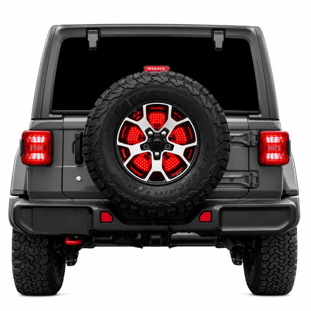 XK Glow Jeep 5th Wheel Light w/ Brake, Running, Reverse and Turn Signal Lights - XKGLOW XK041019