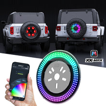 Load image into Gallery viewer, XK Glow RGBW spare tire light for Jeep Wrangler with Bluetooth app control