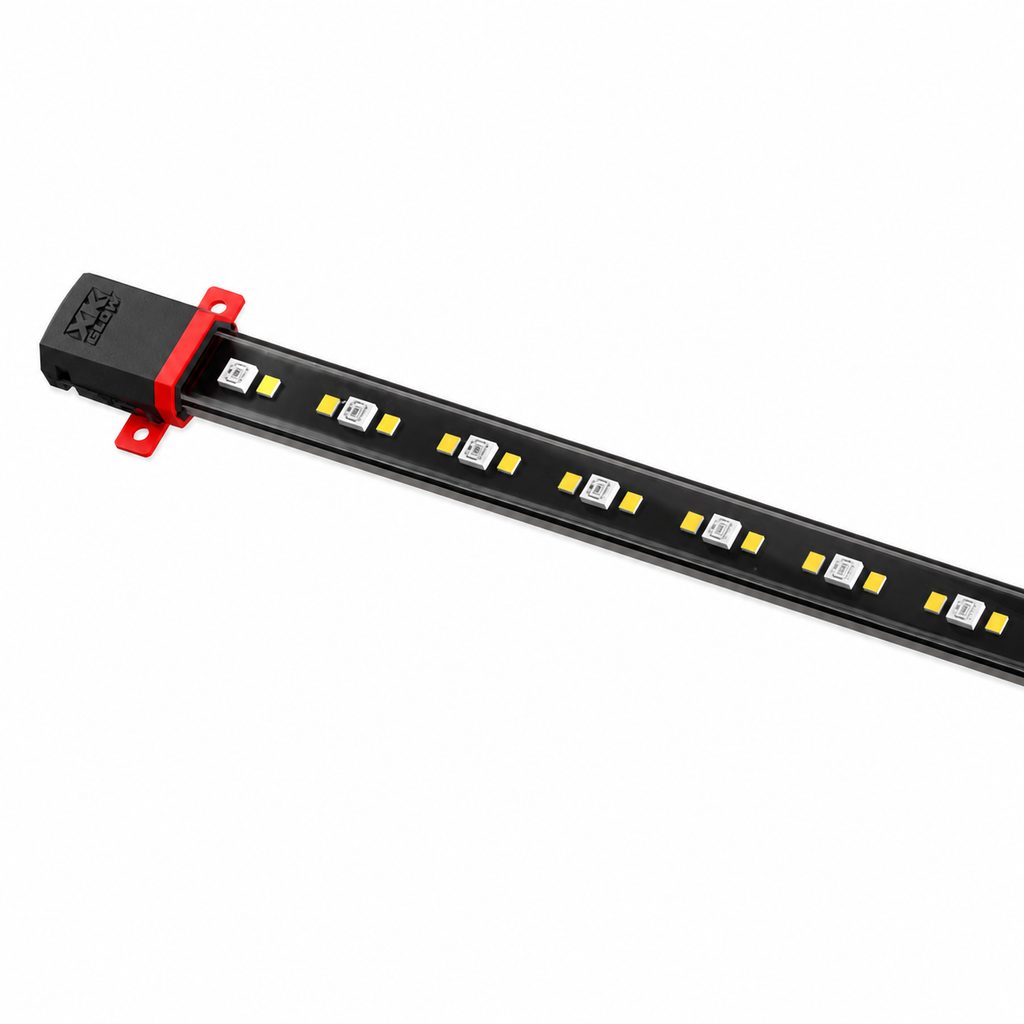 XK Glow MX-ROCK-STA RGBW 4pc addressable LED rock light kit with controller and wiring