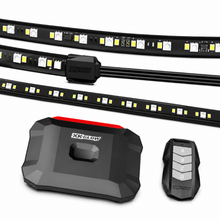 Load image into Gallery viewer, XK Glow XKmax RGBW 16pc addressable underglow interior and wheel LED kit