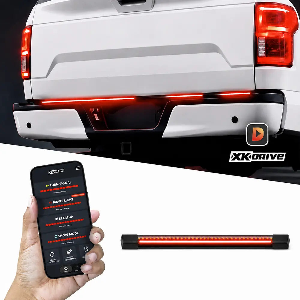 XKGlow mobile app control for the DR-TTL48 truck tailgate LED light bar