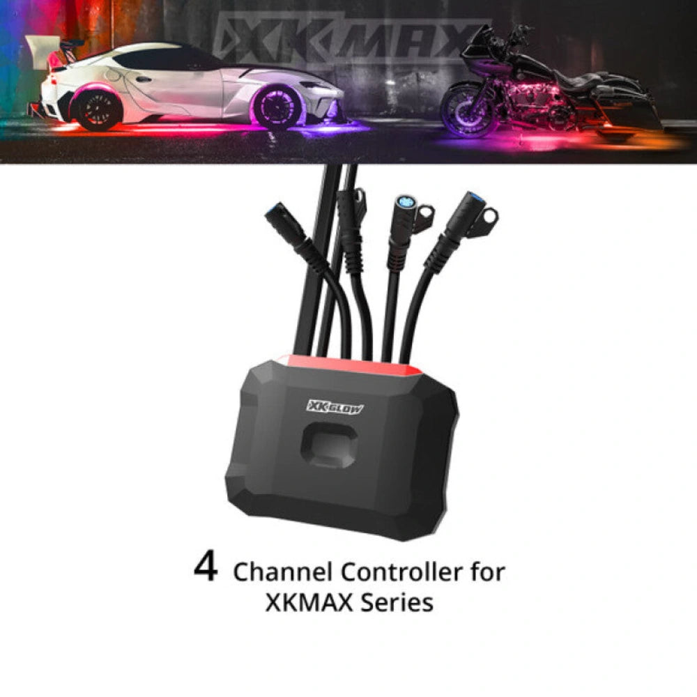 XKGLOW XKGMX-CTL4-KIT XKmax 4 Channel LED Controller Kit